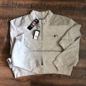 Vineyard Vines Packers quarter zip sweatshirt